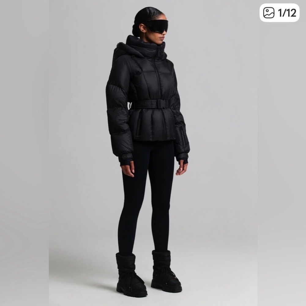 Ski Bundle Black Jacket and White Ski Pants - Picture 4 of 11